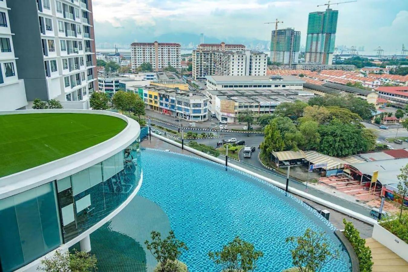 Blue Aesthetic Luxury Seaview 3 Min Drive Sunway Apartamento Butterworth Exterior foto